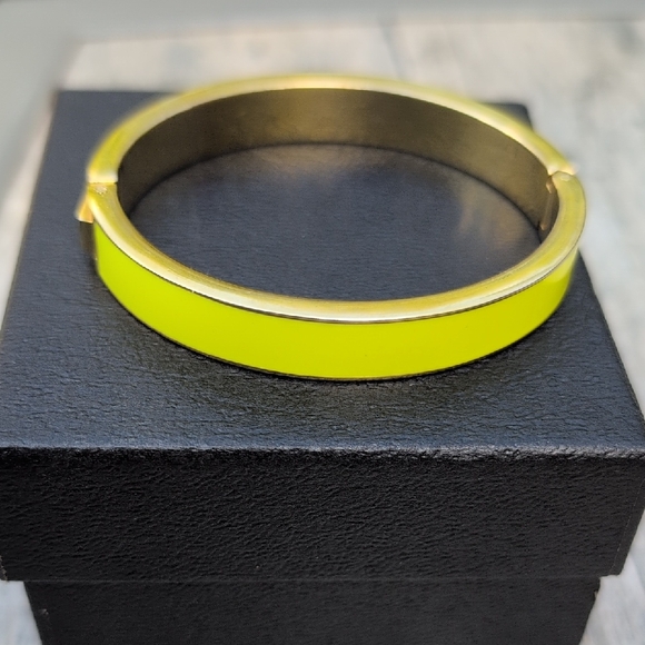 J Crew Yellow Enamel Bracelet - Picture 1 of 6